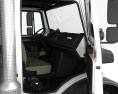 Mercedes-Benz Unimog U4000 Flatbed Canopy Truck with HQ interior 2000 Modèle 3d