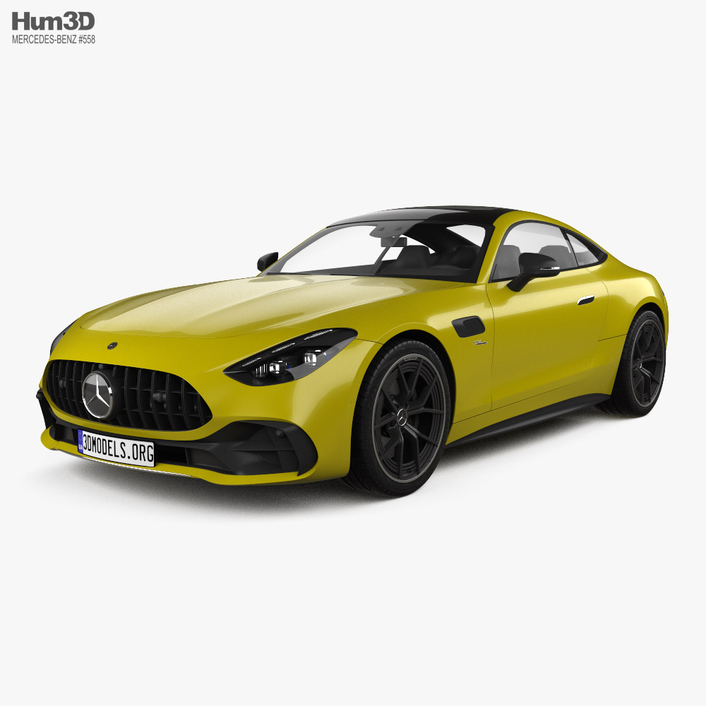 Mercedes-Benz AMG GT coupe 2025 3Dモデル