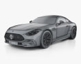 Mercedes-Benz AMG GT coupe 2025 3d model wire render