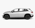 Mercedes-Benz EQS SUV AMG Line 2022 3D模型 侧视图