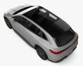 Mercedes-Benz EQS SUV Electric Art Line 2022 Modello 3D vista dall'alto