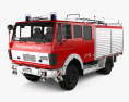 Mercedes-Benz 1222 Пожарная машина 1989 3D модель