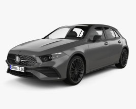 Mercedes-Benz A-class E AMG Line 2022 3Dモデル