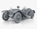 Mercer 35R Raceabout 1910 3d model clay render