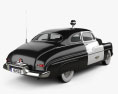Mercury Eight Coupe 警察 1949 3Dモデル 後ろ姿