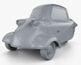 Messerschmitt KR200 1956 3D-Modell clay render