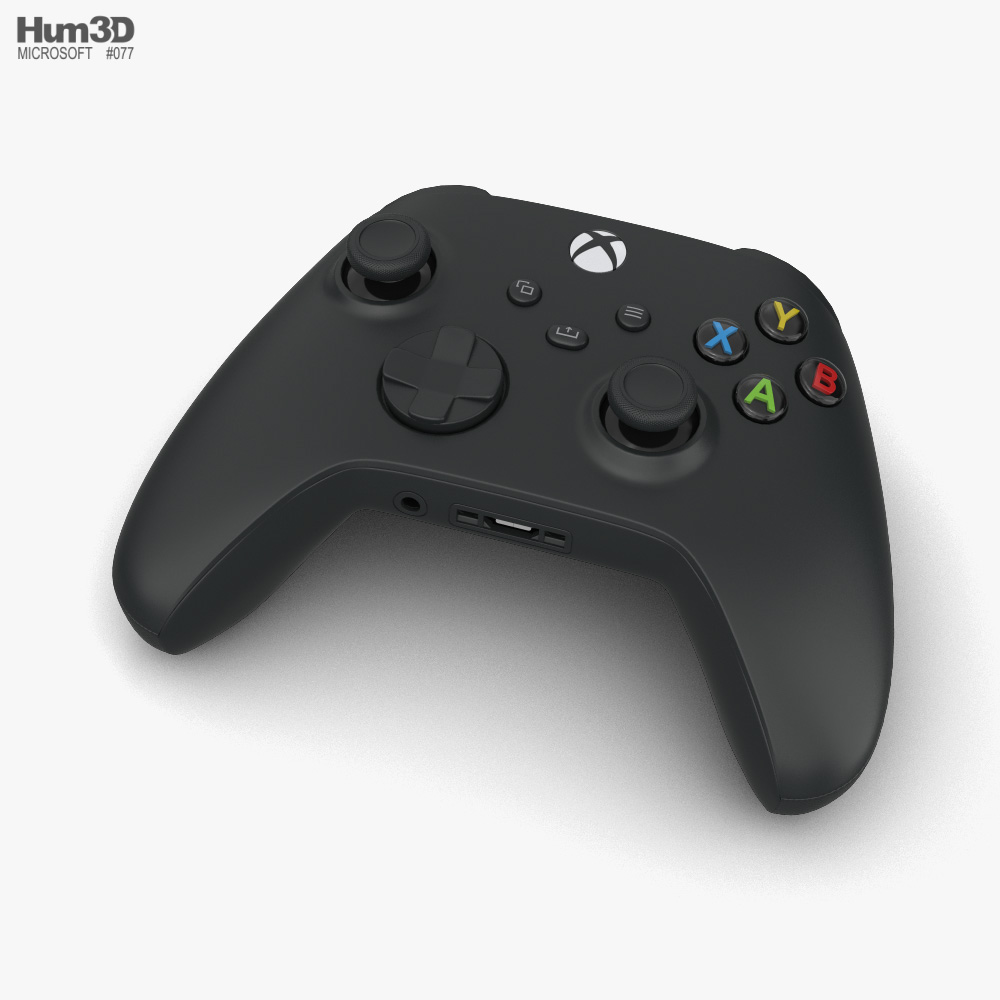 Microsoft Xbox Series X 游戏控制器 3D模型