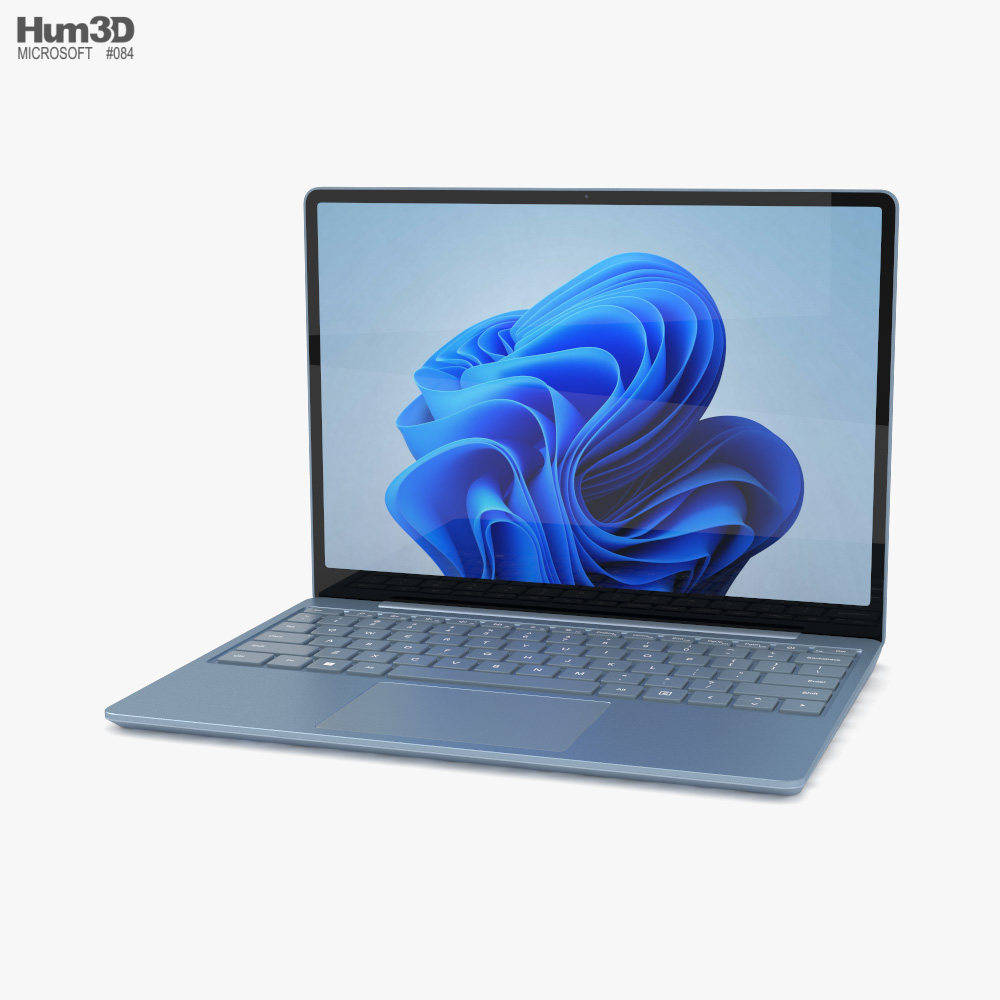 Microsoft Surface Laptop Go 3 Ice Blue 3D model