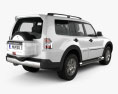 Mitsubishi Pajero Wagon п'ятидверний 2012 3D модель back view