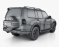 Mitsubishi Pajero Wagon пятидверный 2012 3D модель
