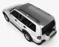 Mitsubishi Pajero Wagon 5도어 2012 3D 모델  top view