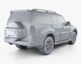 Mitsubishi Pajero Wagon 5ドア 2012 3Dモデル