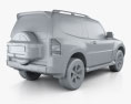 Mitsubishi Pajero трьохдверний 2012 3D модель