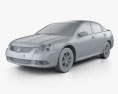 Mitsubishi Galant IX 2012 3D модель clay render