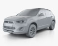 Mitsubishi Outlander Sport (RVR / ASX) 2014 3D-Modell clay render