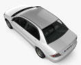 Mitsubishi Lancer Ralliart 轿车 2005 3D模型 顶视图