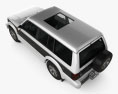 Mitsubishi Pajero (Montero) Wagon 1999 3D模型 顶视图