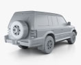 Mitsubishi Pajero (Montero) Wagon 1999 3D模型