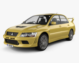 Mitsubishi Lancer Evolution 2003 3D model