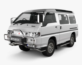 Mitsubishi Delica Star Wagon 4WD 1986 3D модель