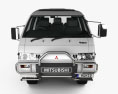 Mitsubishi Delica Star Wagon 4WD 1986 3D 모델  front view