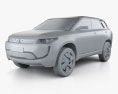 Mitsubishi PX-MiEV 2009 3D模型 clay render
