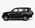 Mitsubishi Pajero (Montero) Wagon 2014 3D模型 侧视图