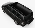 Mitsubishi Pajero (Montero) Wagon 2014 3D模型 顶视图