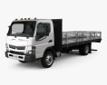 Mitsubishi Fuso Flatbed Truck 2016 Modello 3D