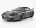 Mitsubishi 3000GT 2001 3D-Modell wire render