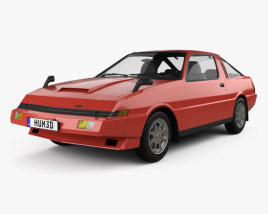 3D model of Mitsubishi Starion Turbo GSR III 1982