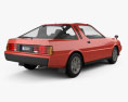 Mitsubishi Starion Turbo GSR III 1982 3D 모델  back view