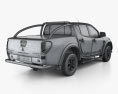 Mitsubishi L200 Triton Barbarian 黒 2015 3Dモデル