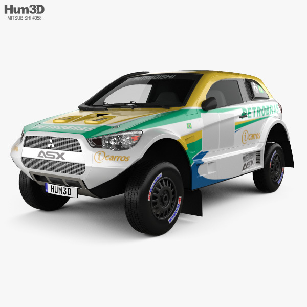 Mitsubishi ASX Dakar Racing 2016 3D model