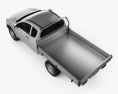 Mitsubishi Triton Club Cab Alloy Tray 2018 Modello 3D vista dall'alto