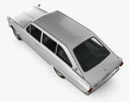 Mitsubishi Colt 1000F 3门 1966 3D模型 顶视图