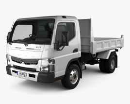 Mitsubishi Fuso Canter Tipper Truck 2015 Modelo 3D