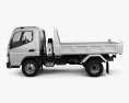 Mitsubishi Fuso Canter Tipper Truck 2015 3d model side view