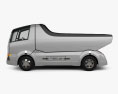 Mitsubishi Fuso Canter Eco D hybrid Truck 2008 3d model side view