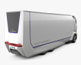 Mitsubishi Fuso Konzept II Truck 2013 3D-Modell Rückansicht