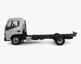 Mitsubishi Fuso Canter 515 Superlow City Cab Fahrgestell LKW 2019 3D-Modell Seitenansicht