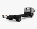 Mitsubishi Fuso Canter 918 Wide Single Cab 섀시 트럭 2019 3D 모델  back view
