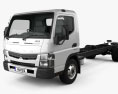 Mitsubishi Fuso Canter 918 Wide Einzelkabine Fahrgestell LKW 2019 3D-Modell