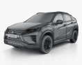 Mitsubishi Eclipse Cross 2020 3D模型 wire render