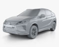 Mitsubishi Eclipse Cross 2020 3D-Modell clay render