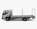 Mitsubishi Fuso Canter 515 Wide Single Cab Absolute Access Truck 2019 3D 모델  side view
