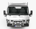 Mitsubishi Fuso Canter 515 Wide Cabine Única Absolute Access Truck 2019 Modelo 3d vista de frente