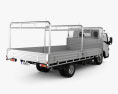 Mitsubishi Fuso Canter 515 Wide Single Cab Alloy Tray Truck 2019 3d model back view