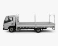 Mitsubishi Fuso Canter 515 Wide Single Cab Tradies Truck 2019 3d model side view