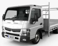 Mitsubishi Fuso Canter 515 Wide Single Cab Tradies Truck 2019 3d model